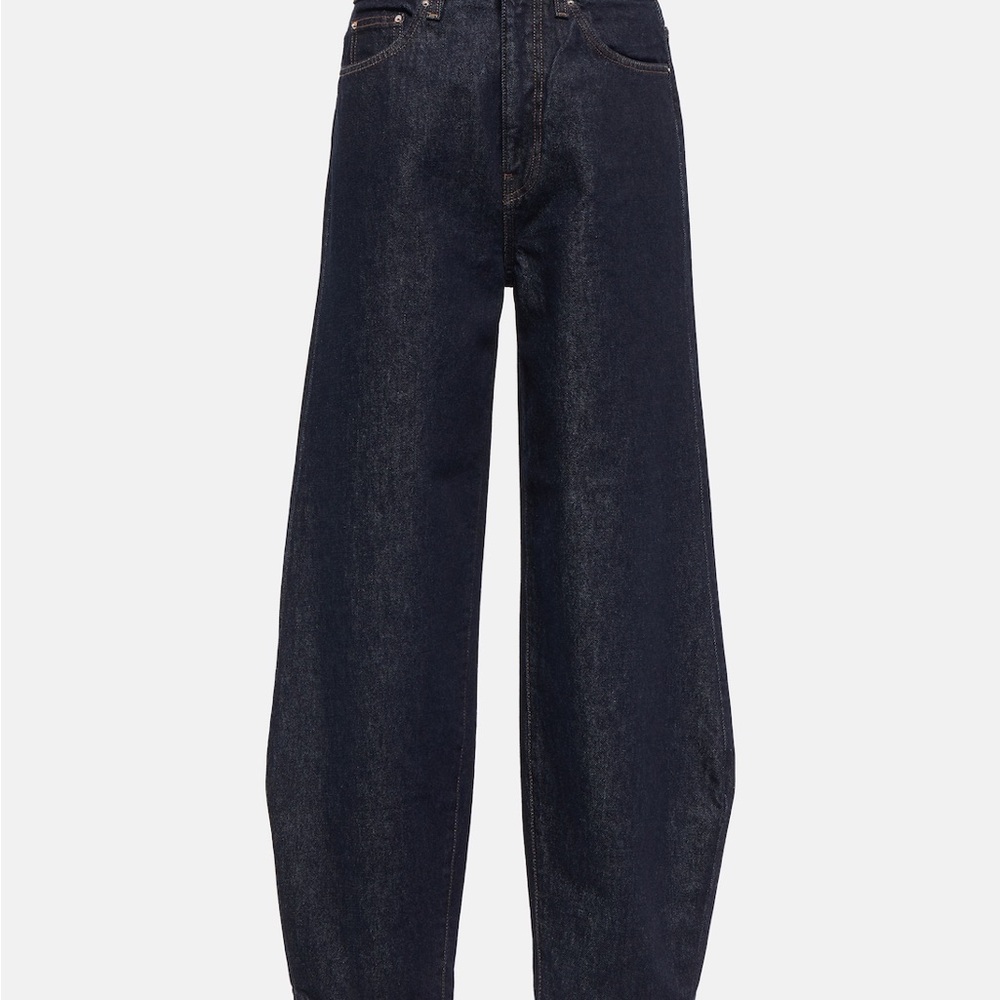 Toteme Barrel-Leg Dark Blue Jeans
